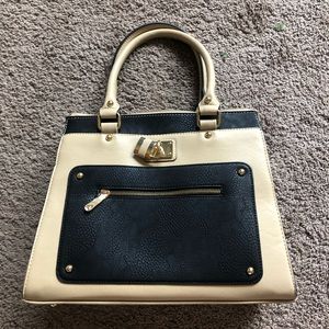 Beige and Black Purse